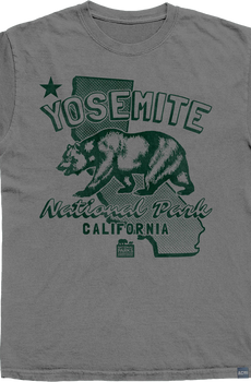 Made In USA Yosemite CA Flag NPCA T-Shirt