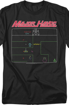 Major Havoc Screen Atari T-Shirt