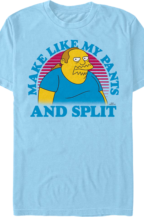 Make Like My Pants And Split Simpsons T-Shirtmain product image
