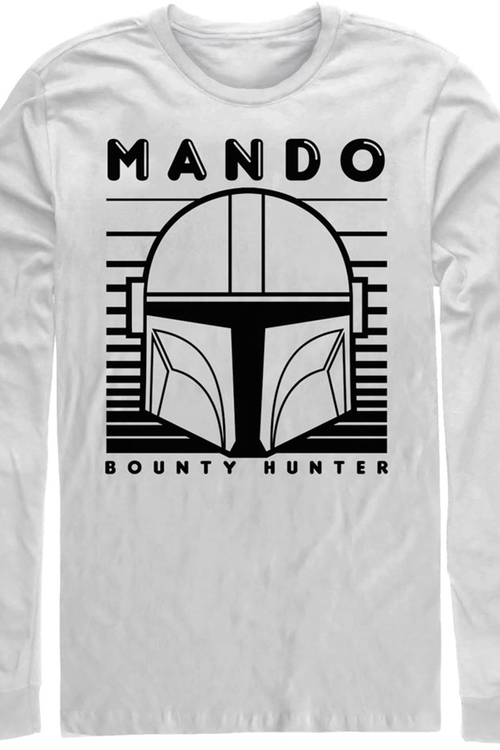 Mando Helmet The Mandalorian Star Wars Long Sleeve Shirtmain product image