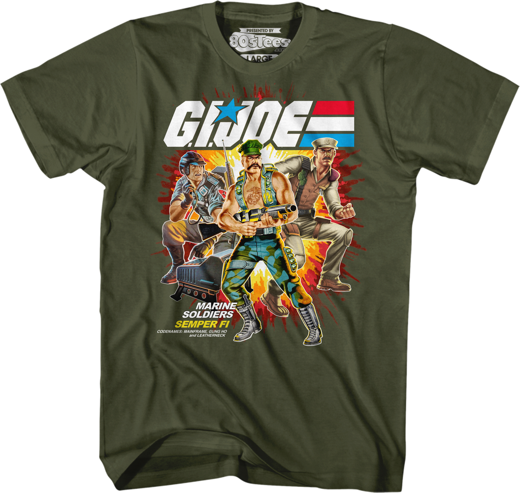 Marine Soldiers GI Joe TShirt GI Joe Mens TShirt