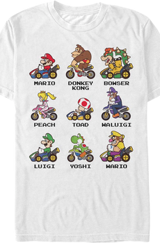 Mario Kart Drivers Super Mario Bros. T-Shirt