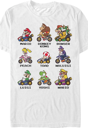 Mario Kart Drivers Super Mario Bros. T-Shirt