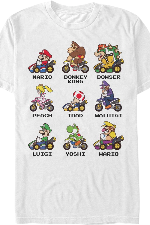 Mario Kart Drivers Super Mario Bros. T-Shirtmain product image