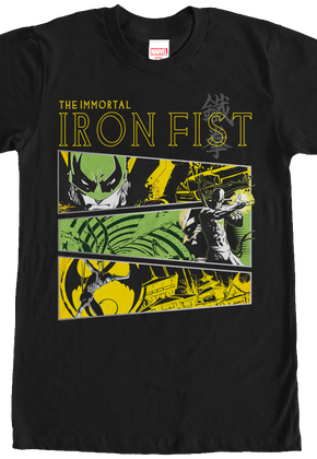 Marvel Comics Collage Iron Fist T-Shirt
