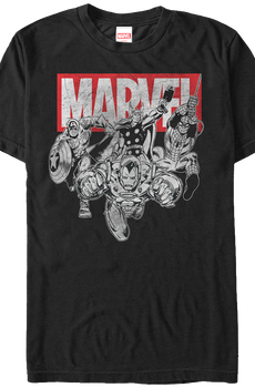 Marvel Comics Collage T-Shirt