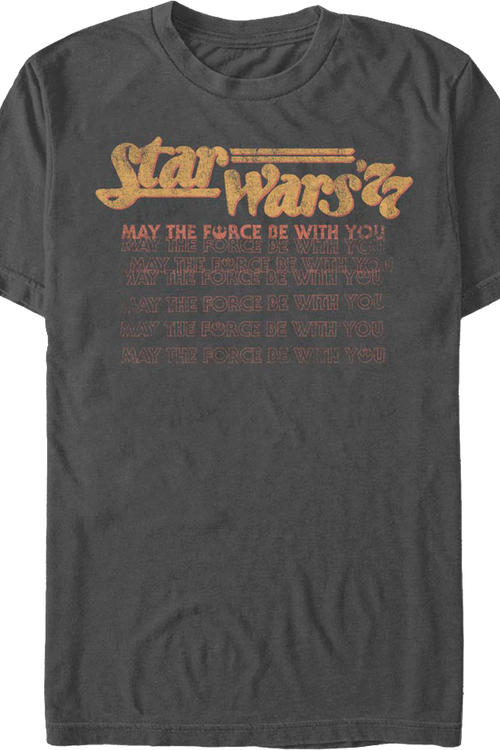 May The Force Be With You '77 Star Wars T-Shirtmain product image