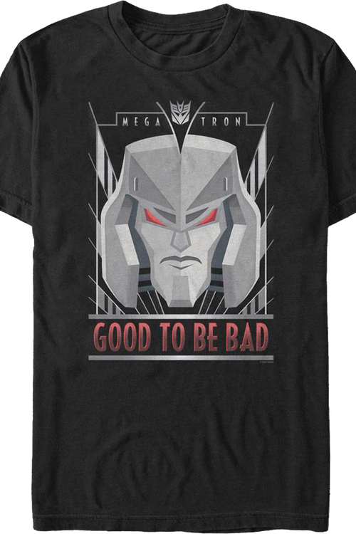 Megatron Good To Be Bad Transformers T-Shirtmain product image