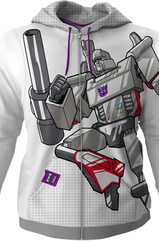 Megatron Transformers Premium Zippered Hoodie