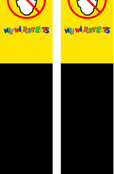 Men Without Hats Logo Socks