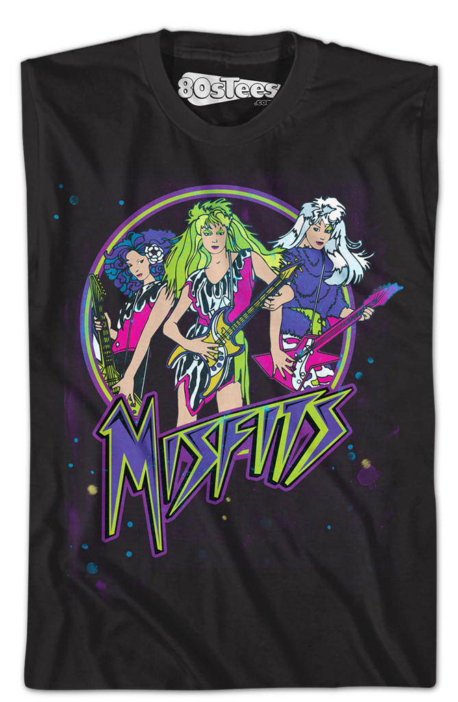 Mens Misfits Rock T-Shirt: Jem and the Holograms Mens T-Shirt