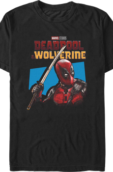 Merc With A Katana Deadpool & Wolverine Marvel Comics T-Shirt