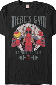 Merc's Gym Deadpool T-Shirt
