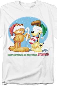 Merry and Striped Garfield T-Shirt