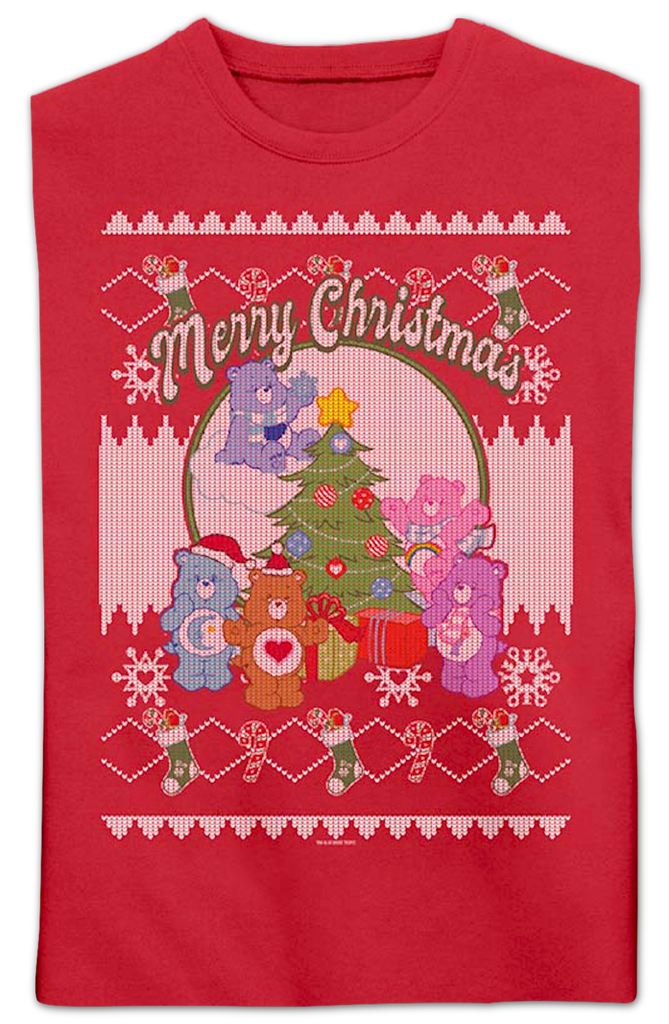 Care bear christmas sweater clearance