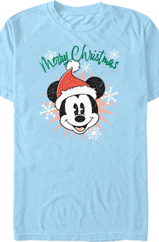 Merry Christmas Mickey Mouse Disney T-Shirt