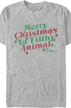 Merry Christmas Ya Filthy Animal Ornaments Home Alone T-Shirt