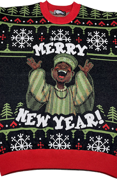 Merry New Year Trading Places Knitted Sweater