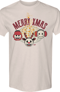 Merry Xmas Emoji T-Shirt