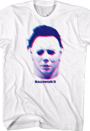 Michael Myers 3-D Mask Halloween II T-Shirt