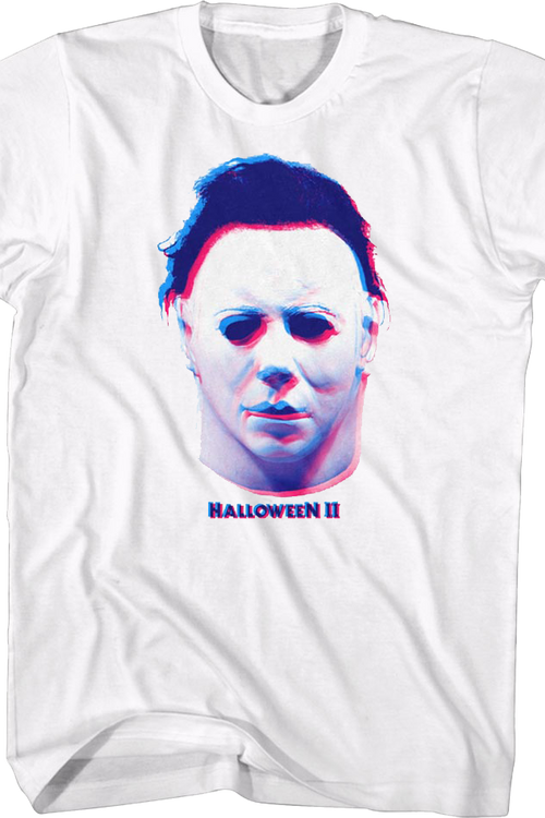 Michael Myers 3-D Mask Halloween II T-Shirtmain product image