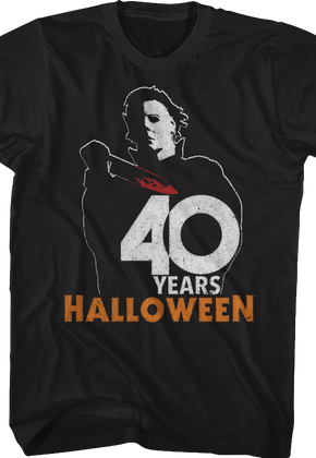 Michael Myers 40 Years Halloween T-Shirt