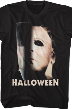 Michael Myers Knife & Mask Halloween T-Shirt