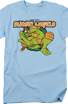 Michelangelo Party Dude Teenage Mutant Ninja Turtles T-Shirt
