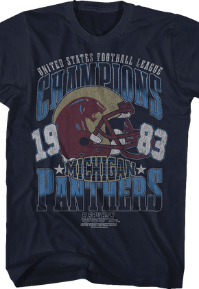 Michigan Panthers 1983 Champions USFL T-Shirt