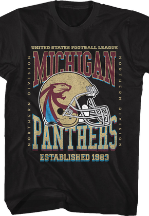 Michigan Panthers Established 1983 USFL T-Shirt