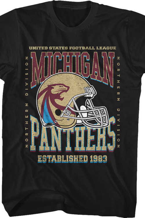 Michigan Panthers Established 1983 USFL T-Shirtmain product image