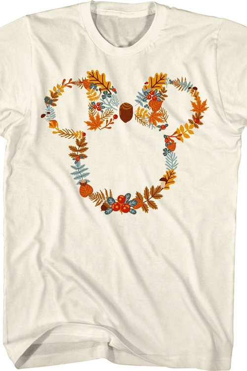 Mickey Mouse Fall Wreath Disney T-Shirtmain product image