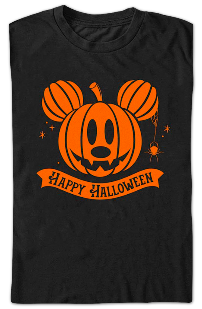 Mickey Mouse Halloween Jacko'Lantern Disney TShirt