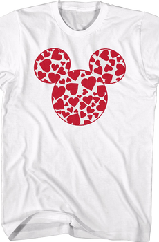 Mickey Mouse Hearts Disney T-Shirt