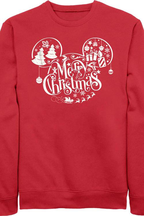Mickey Mouse Merry Christmas Disney Sweatshirtmain product image