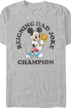 Mickey Mouse Reining Dad Joke Champion Disney T-Shirt