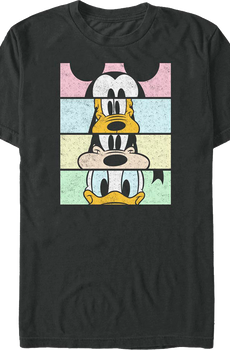 Mickey Pluto Goofy Donald Crop Tops Disney T-Shirt