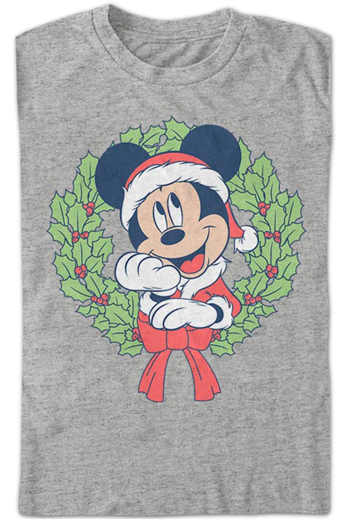 Mickey's Christmas Wreath Disney T-Shirtmain product image