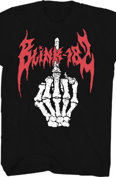 Middle Finger Blink-182 T-Shirt