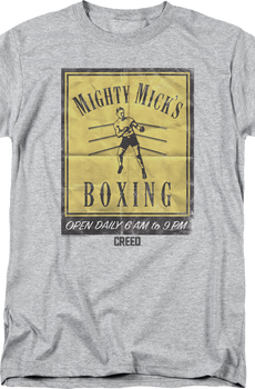 Mighty Mick's Boxing Creed T-Shirt