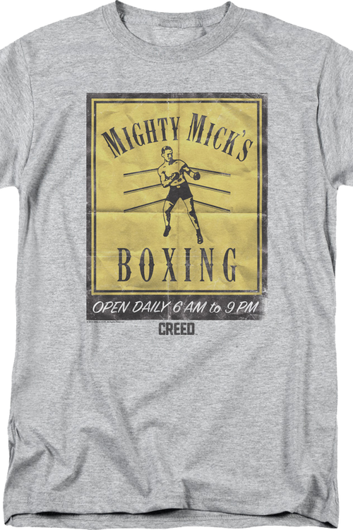 Mighty Mick's Boxing Creed T-Shirtmain product image