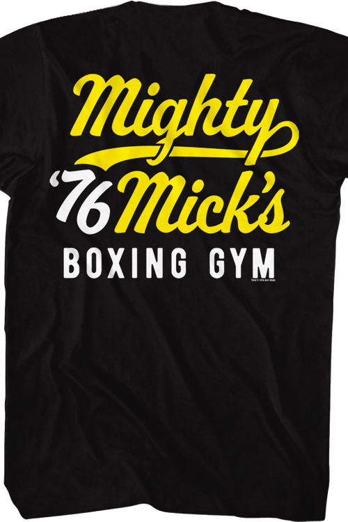 Mighty Mick's Boxing Gym Front & Back Rocky T-Shirtmain product image