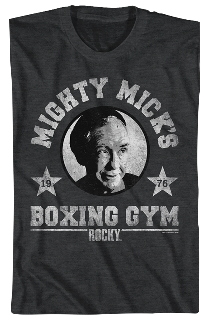 thumbnail image 2 of Mighty Micks Boxing Gym Rocky Philly Balboa Black Men's T-Shirt – 100% Cotton Graphic Tee 2 of 6