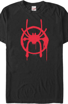 Miles Symbol Spider-Man Into The Spider-Verse T-Shirt