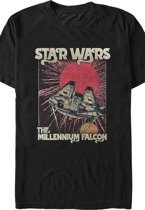 Millennium Falcon Hyperdrive Star Wars T-Shirt