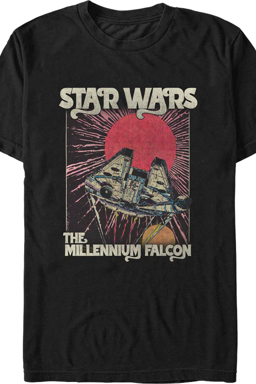 Millennium Falcon Hyperdrive Star Wars T-Shirtmain product image
