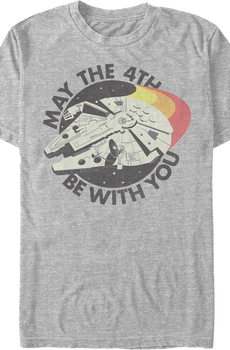 Millennium Falcon May The 4th Be With You Star Wars T-Shirt