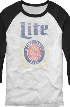 Miller Lite Raglan Baseball Shirt