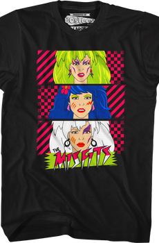 Misfits Trio Panels Jem And The Holograms T-Shirt