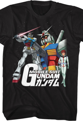 Mobile Suit Collage Gundam T-Shirt